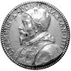 medal papieża Klemensa X 1670- 1676 bez daty sygn. eques Lucenti, Aw: Popiersie papieża w prawo i ..