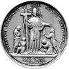 medal papieża Leona XIII 1881 r., Aw: Popiersie papieża w lewo, poniżej sygn. F. BIANCHI i napis w..