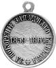 medal nagrodowy za pacyfikację Zachodniego Kaukazu 1864 r, sygn. N. Kozin, Aw: Popiersie cara Alek..
