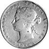 50 centów 1870, Aw: Głowa królowej Wiktorii, Rw: