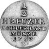 miedziane 1/2 krajcara 1797, Wrocław, Schr. 165, emisja dla Śląska, pięknie zachowana moneta