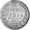 rubel 1850, Petersburg, Uzdenikow 1678