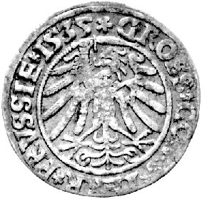 grosz 1535, Toruń, Kurp. 342 R, Gum. 531.