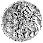 denar 1556, Wilno, Kurp. 643 R3, Gum. 592.