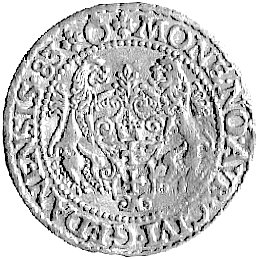 dukat 1583, Gdańsk, H-Cz. 710 R2, Fr. 3, złoto 3,46 g.