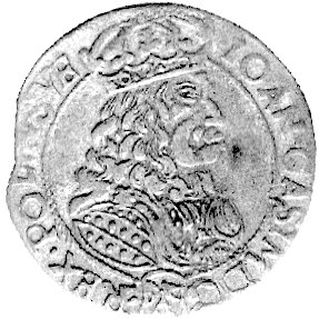 fałszerstwo z epoki szóstaka koronnego z datą 166?, srebro niskiej próby.