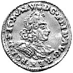 ćwierćdukat 1700, Lipsk, Merseb. 1428, Fr. 2785, złoto 0,86 g., rzadki.