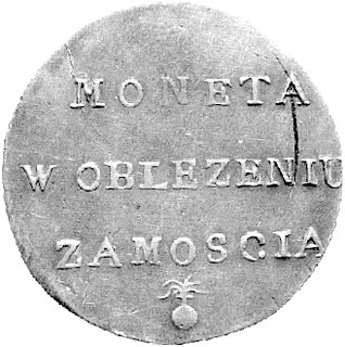 2 złote 1813, Zamość, odwrócona litera D w napis