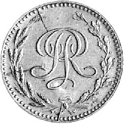 20 złotych 1924, Monogram w wieńcu, Parchimowicz