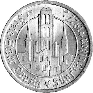 5 guldenów 1927, Berlin, Kościół Marii Panny.