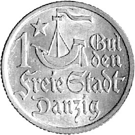 1 gulden 1923, Utrecht, Koga.