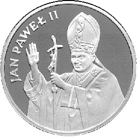 2.000 złotych 1982, Szwajcaria, II wizyta papieża Jana Pawła II w Polsce, Parchimowicz 351b, wybito 1250 sztuk, złoto 6,79 g.