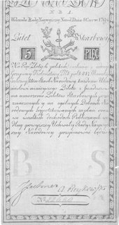 5 złotych 8.06.1794, Seria N.B.1, Pick A1