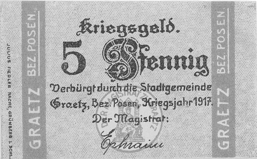Gorzów Wielkopolski- 5 i 10 fenigów 1917, Schoen