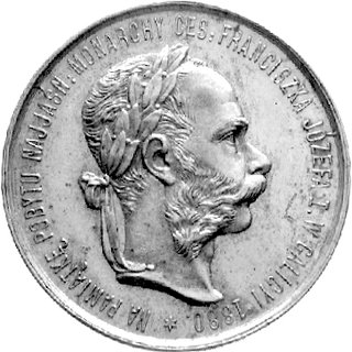 medal autorstwa J. Schapira wybity z okazji poby