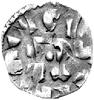 Lukka- cesarz Henryk II 1004- 1021 lub Henryk III 1039- 1056, denar, Aw: Litera H w polu i napis I..