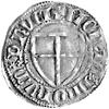 Winrych von Kniprode 1351- 1382, szeląg, Aw: Tarcza Wielkiego Mistrza i napis w otoku: MAGST WYNRI..