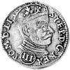 trojak 1580, Wilno, pod popiersiem cyfra III w okrągłej obwódce, Kurp. 281 R1, Gum. 752.