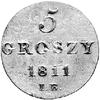5 groszy 1811, Warszawa, Plage 96, moneta wybita na 1/24 talara pruskiego.