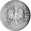 200.000 złotych 1991, na rewersie napis PRÓBA, Parchimowicz P-641a, wybito 6.000 sztuk, srebro.