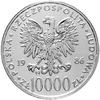 10.000 złotych 1986, Szwajcaria, niezmiernie rzadka moneta, awers identyczny jak moneta złota o no..