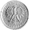 2 złote 1983, Warszawa, moneta obiegowa ale wybita w aluminium zamiast w mosiądzu, nakład nieznany..