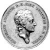 medal nagrodowy autorstwa Holzhaeussera MERENTIBUS, Aw: Głowa Stanisława Augusta w prawo i napis: ..