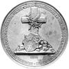 medal wybity dla upamiętnienia Rusinów pomordowanych przez carat w 1874 r., Aw: Tarcza herbowa pol..