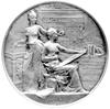 medal wybity z okazji 50-lecia Belgijskiego Towarzystwa Numizmatycznego autorstwa Fernanda Dubois,..