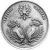 medal zaślubinowy Franciszka Kwileckiego z Jadwigą Lubomirską 1901 r., Aw: Napis poziomy: FRANCISZ..