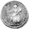 medal na zawarcie pokoju z Turcją 1774 r., Aw: Siedząca kobieta z gałązką w dłoni i z rogiem obfit..