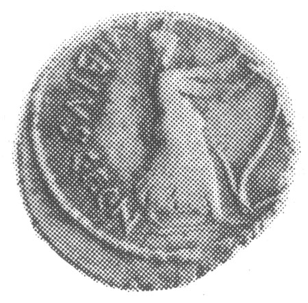 denar, Aw: Głowa Bakchusa w prawo i napis PANSA, Rw: Ceres w prawo i napis C VIBIVS C F C N, B.M.C. 3976, Craw. 449/2.