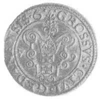 grosz 1579, Gdańsk, Aw: Popiersie i napis, Rw: Herb Gdańska i napis, Kop.II. -R-, H-Cz. 632