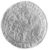 dukat 1628, Bydgoszcz, Aw: Popiersie i napis, Rw: Tarcza herbowa i napis, Kop. XI- RRR-, H-Cz. 965..