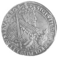 talar 1630, Bydgoszcz, Aw: Popiersie i napis, Rw: Tarcza herbowa i napis, Kop. III.7, Dav. 4316, H..
