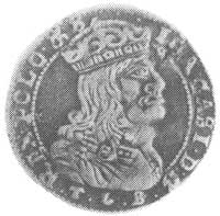 szóstak 1666, Wilno, Aw: Popiersie i napis, Rw: Pogoń i napis, Kop. 190.II.3 -R-, H-Cz. 2301 R.