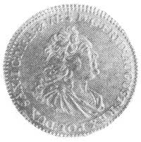 dukat 1749, Drezno, Aw: Popiersie i napis, Rw. Tarcza herbowa i napis, Merseb. -, H-Cz.-, Fr. 2539