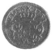 szeląg 1751, Grünthal, Aw: Popiersie i napis, Rw: Tarcza herbowa, Kop. 320.IGr.2,