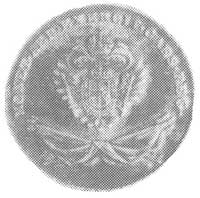 1 grosz 1794, Aw: Orzeł dwugłowy nad skrzyżowanymi sztandarami i napis, Rw: Nominał, Plage 11, H-C..