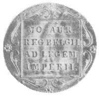 dukat 1831, Utrecht, Aw: Stojący rycerz i napis, Rw: Napis w ramce, Plage 269, H-Cz. 3659 R, Fr. 43