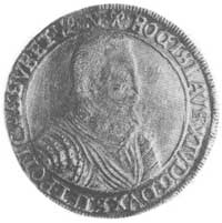 talar 1628, Szczecin, Aw: Popiersie i napis, Rw: Gryf w tarczy i napis, Kop. -, Hildisch 341