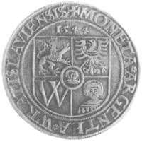 talar 1544, Aw: Herb Wrocławia, Rw: Lew, FbSg. 3