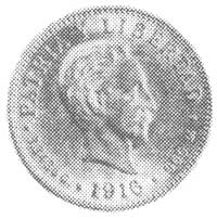 2 peso 1916, Filadelfia, Fr. 6