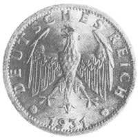 3 marki 1931, Berlin (Kursmünze), J. 349