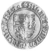 dukat Zygmunta I (1387-1437), Aw: Postać św. Władysława i napis, Rw: Tarcza herbowa i napis, Fr. 6