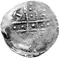 denar jednostronny około 1185/1190-1201, mennica Wrocław