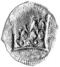 denar, Aw: Korona, Rw: Orzeł, Kubiak XVI.105