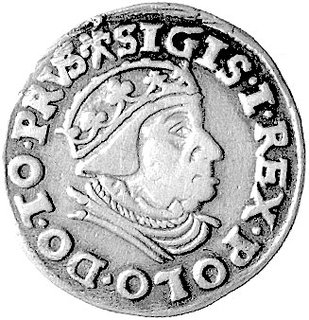 trojak 1539, Gdańsk, drugi egzemplarz ale odmian
