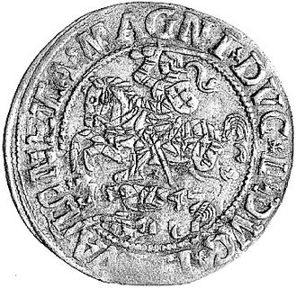 grosz na stopę polską 1547, Wilno, drugi egzempl