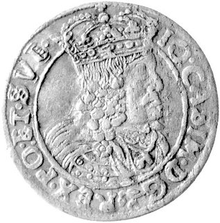 szóstak 1662, Lwów, nieopisana odmiana awersu IO CASIM D G-REX PO ET SVE, rewers Kurp. 196, Gum. 1706